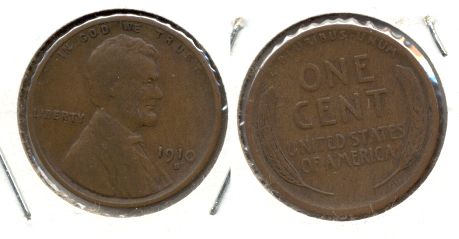 1910-S Lincoln Cent Fine-12