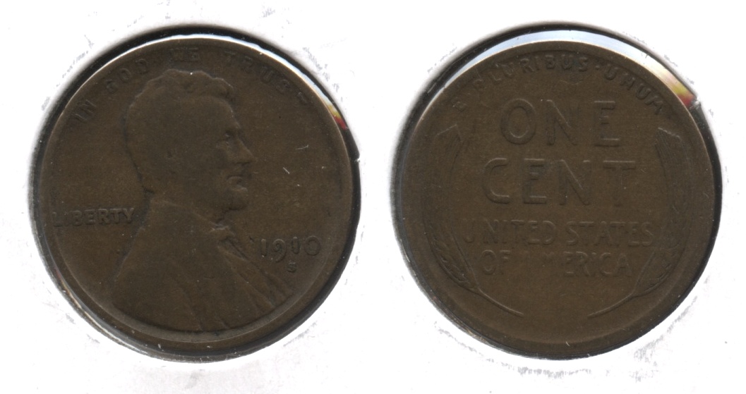 1910-S Lincoln Cent Fine-12 #y