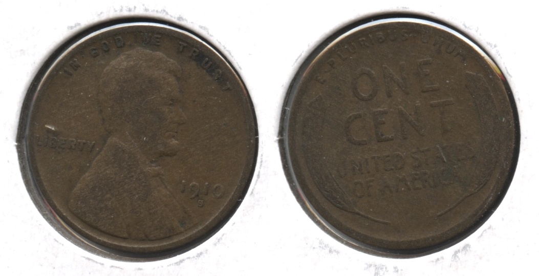 1910-S Lincoln Cent Good-4 #e