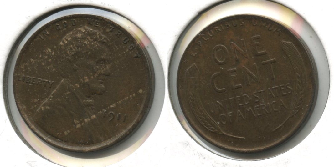 1911 Lincoln Cent MS-60 Brown #a