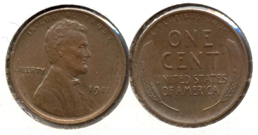 1911 Lincoln Cent MS-63 Brown a