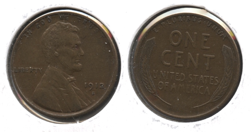 1912-S Lincoln Cent AU-50