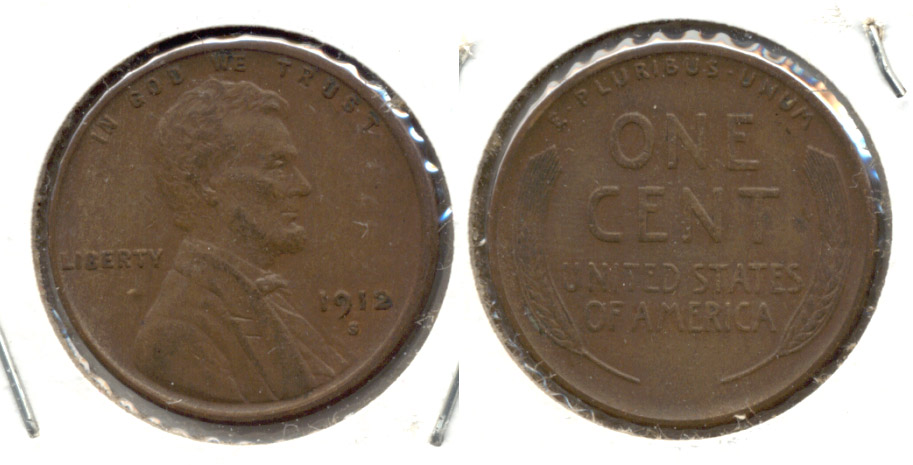 1912-S Lincoln Cent EF-40 a