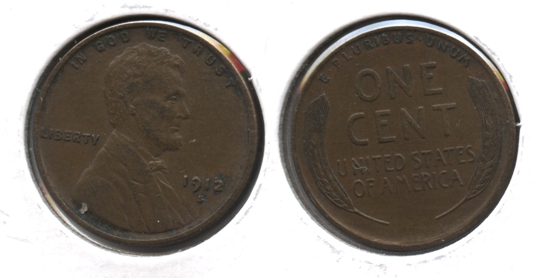 1912-S Lincoln Cent EF-40 #b