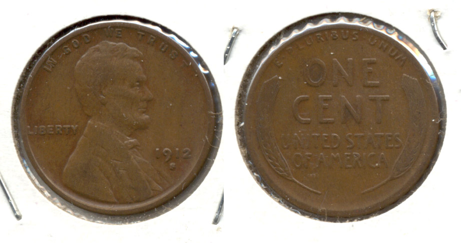 1912-S Lincoln Cent VF-20