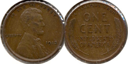 1912 Lincoln Cent EF-40