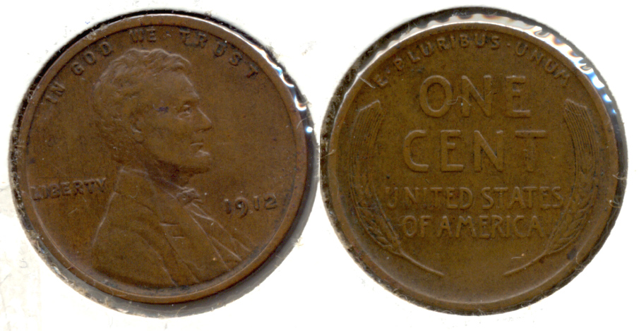 1912 Lincoln Cent EF-40 b