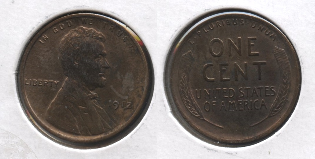 1912 Lincoln Cent MS-60 Brown
