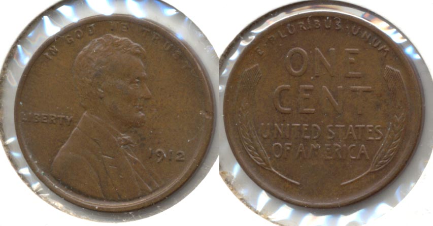 1912 Lincoln Cent MS-63 Brown
