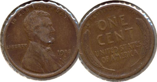 1913-D Lincoln Cent VF-20
