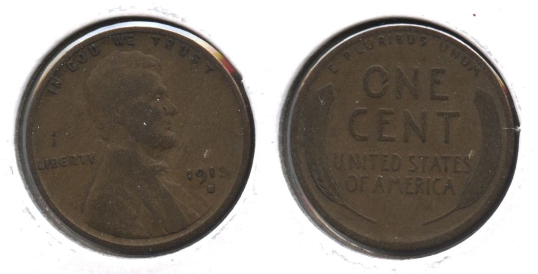 1913-S Lincoln Cent VG-8 #w
