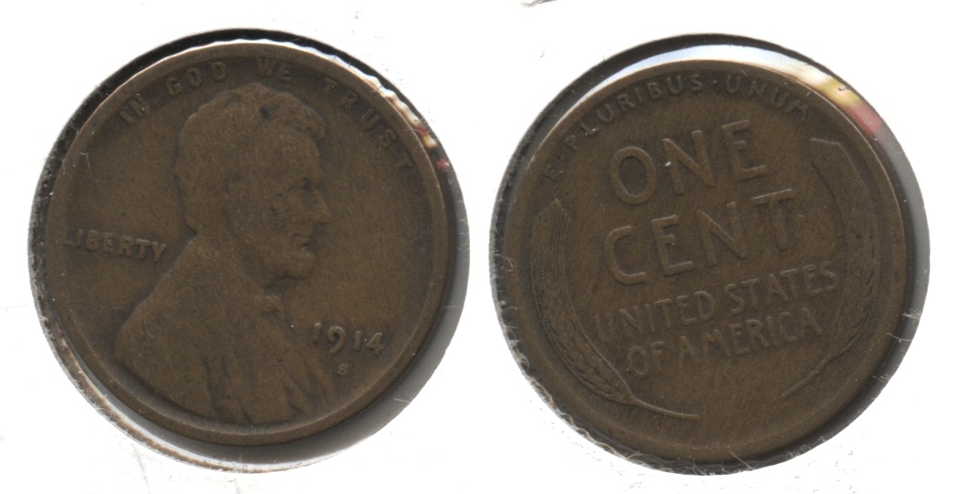 1914-S Lincoln Cent VG-8 #o