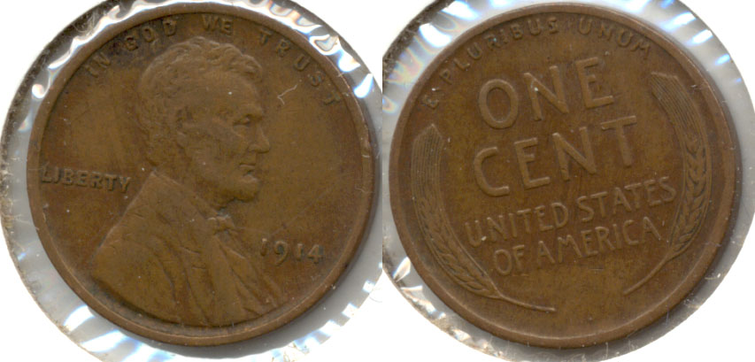 1914 Lincoln Cent EF-40 c