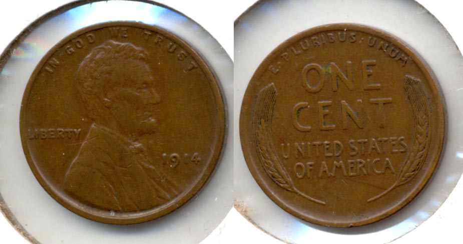 1914 Lincoln Cent EF-40 g