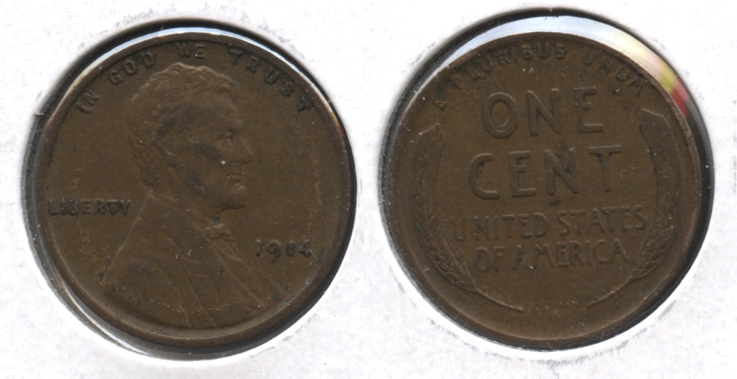 1914 Lincoln Cent EF-40 #m Discolored