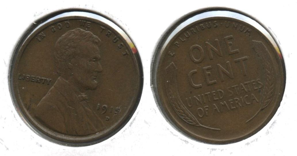 1915-D Lincoln Cent EF-40 #f