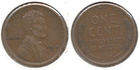 1915-S Lincoln Cent EF-40
