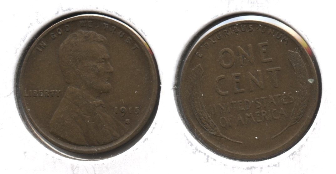 1915-S Lincoln Cent EF-40 #b