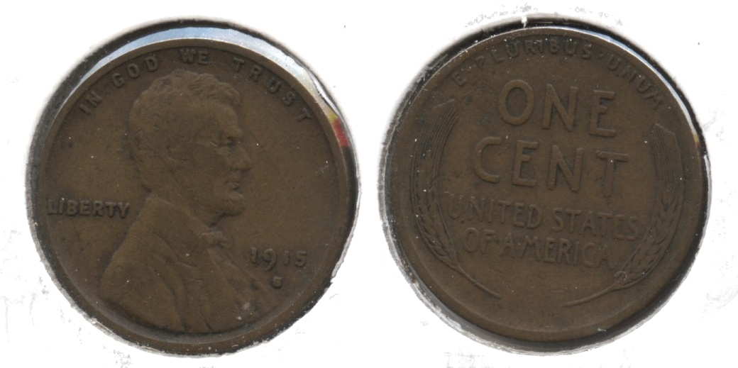 1915-S Lincoln Cent Fine-12 #j