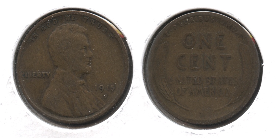 1915-S Lincoln Cent Good-4 #b
