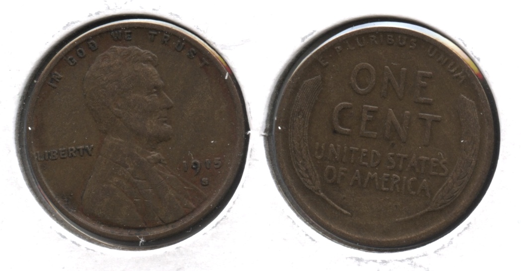1915-S Lincoln Cent VF-20 #ae