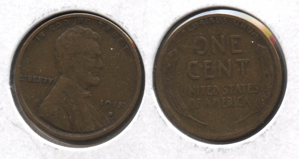 1915-S Lincoln Cent VG-8 #y