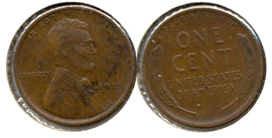 1915 Lincoln Cent EF-45 a
