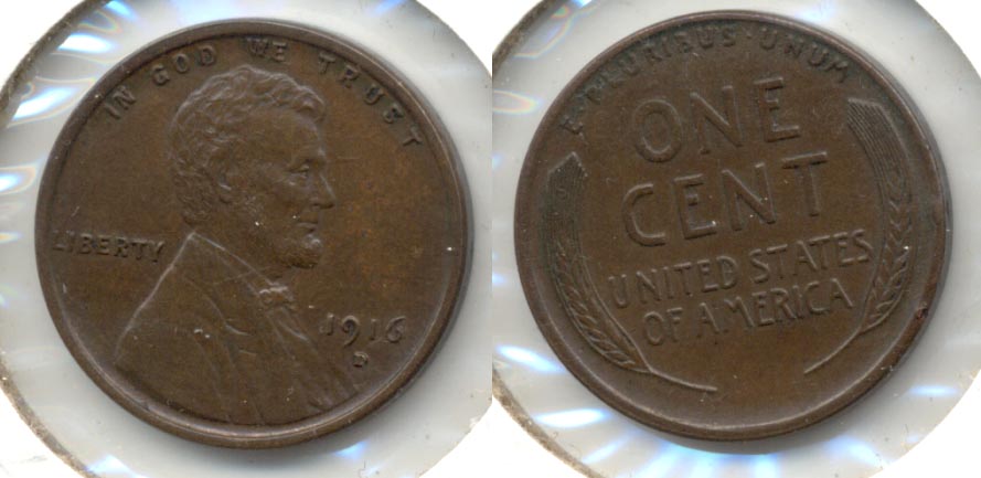 1916-D Lincoln Cent MS-63 Brown