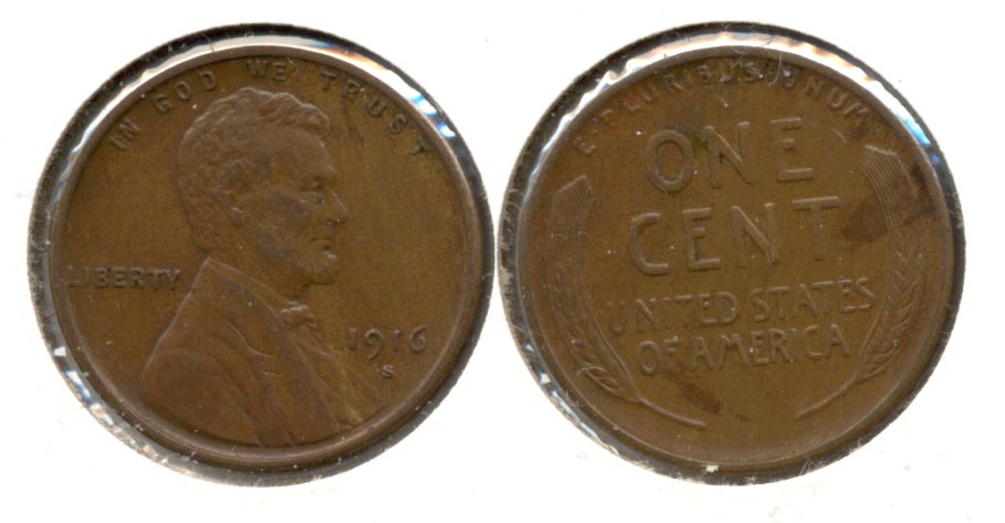 1916-S Lincoln Cent EF-45 a