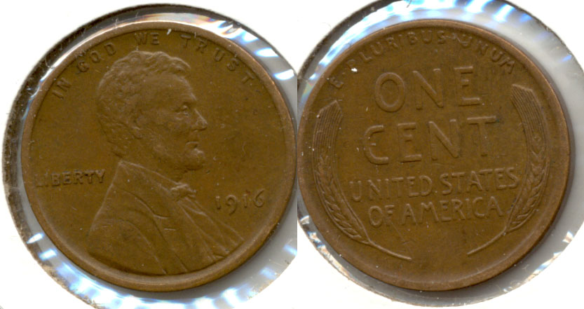 1916 Lincoln Cent EF-45 a