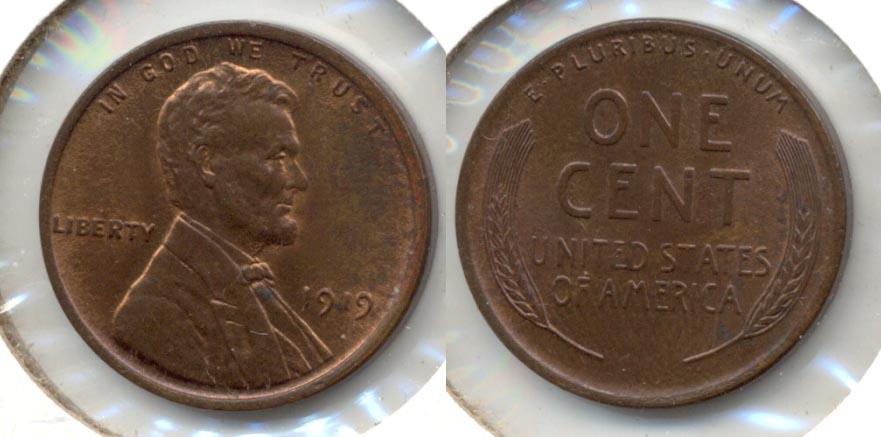 1919 Lincoln Cent MS-63 Brown b
