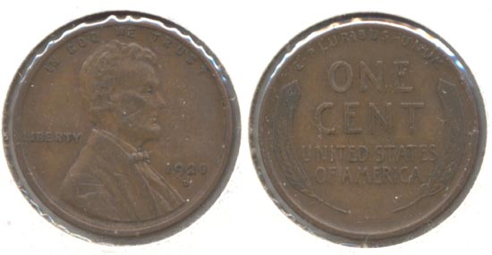 1920-D Lincoln Cent EF-40
