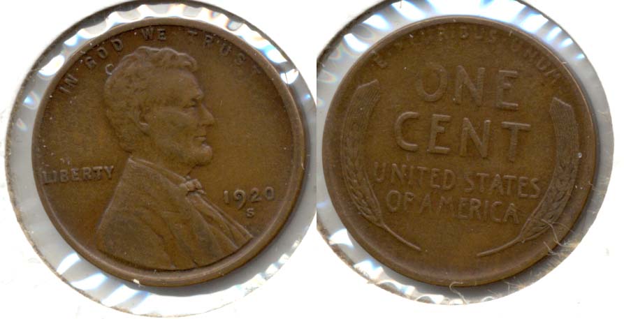 1920-S Lincoln Cent EF-40 c
