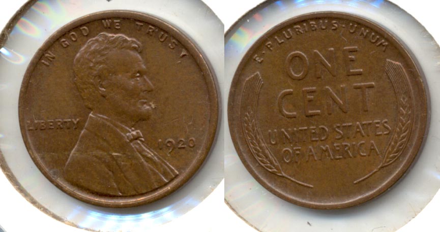 1920 Lincoln Cent MS-63 Brown