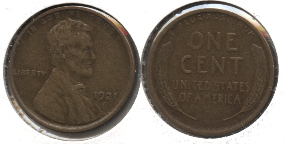 1921-S Lincoln Cent EF-40 #p