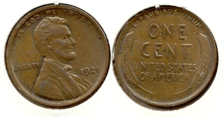 1921 Lincoln Cent MS-60 Brown