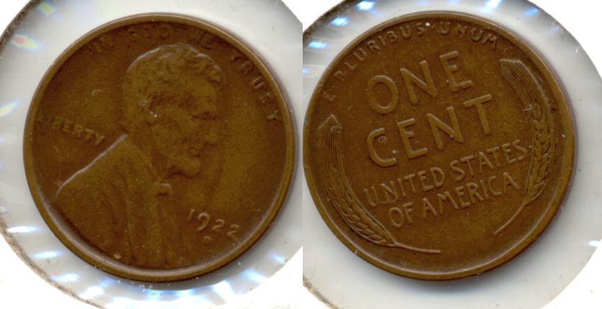 1922-D Lincoln Cent EF-40 b