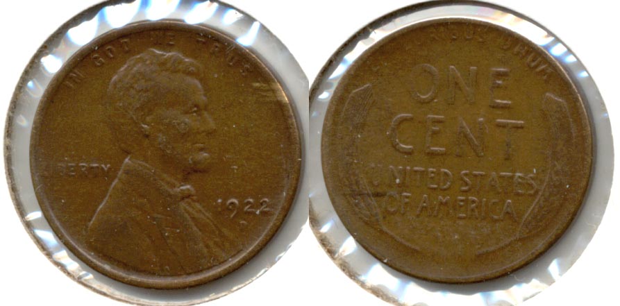 1922-D Lincoln Cent EF-45 c