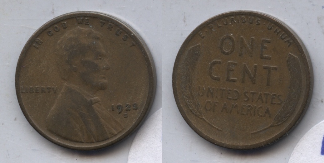 1923-S Lincoln Cent Fine-12 #b