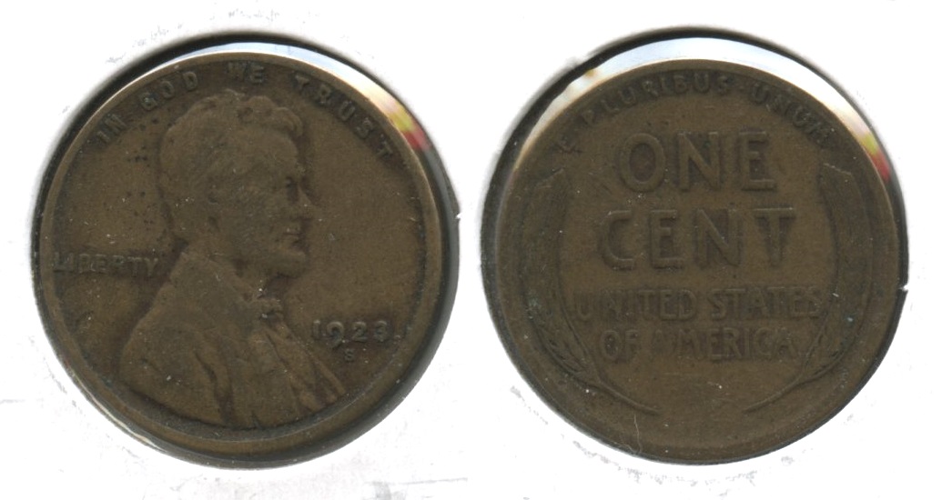 1923-S Lincoln Cent Fine-12 #g