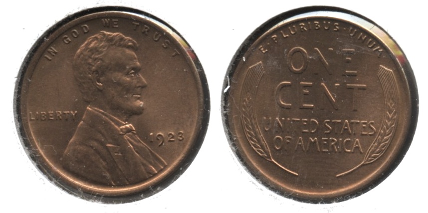 1923 Lincoln Cent MS-64 Red