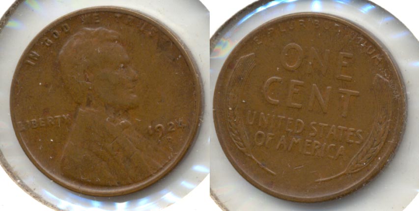 1924-D Lincoln Cent EF-40 b