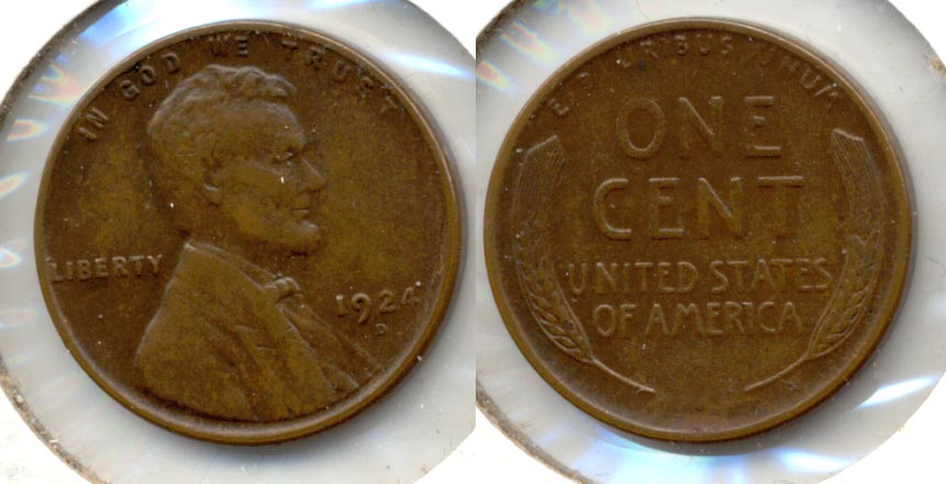 1924-D Lincoln Cent EF-40 c