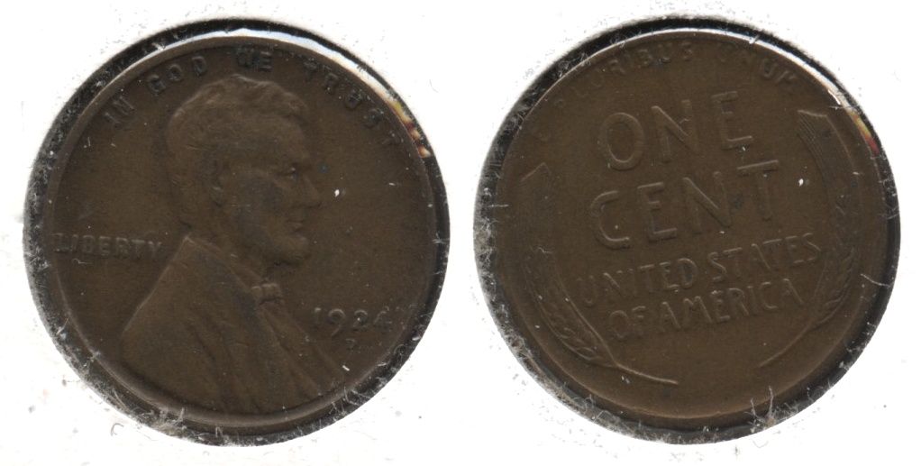 1924-D Lincoln Cent Fine-12 #k