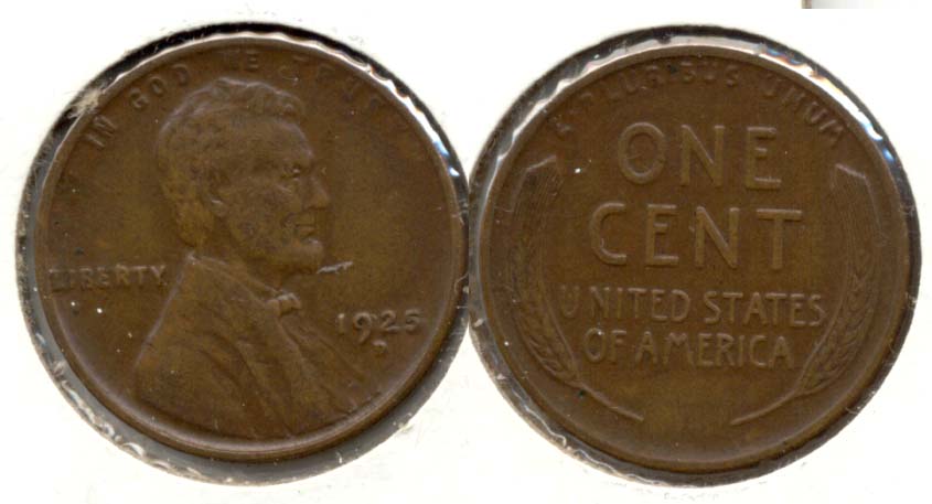 1925-D Lincoln Cent EF-45
