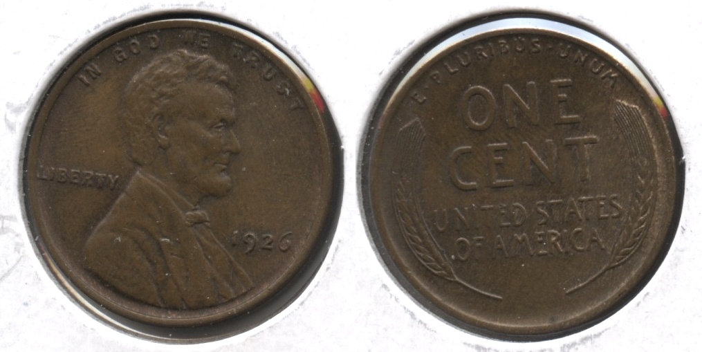 1926 Lincoln Cent MS-63 Brown #d