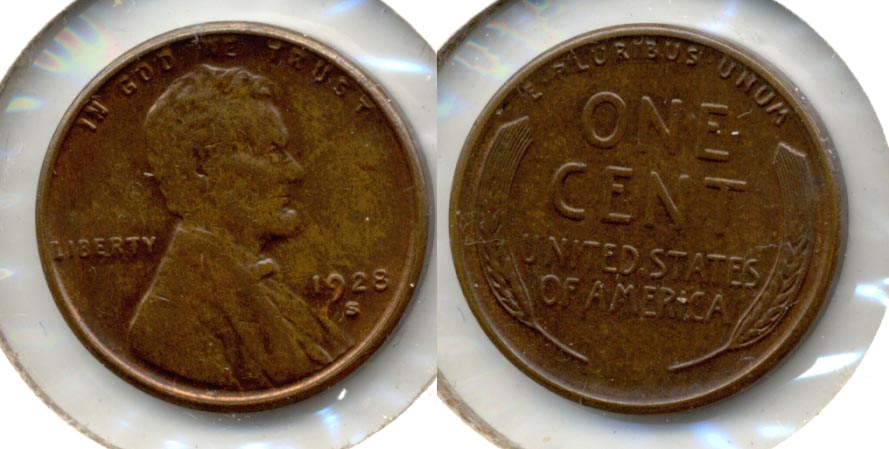1928-S Lincoln Cent MS-63 Brown