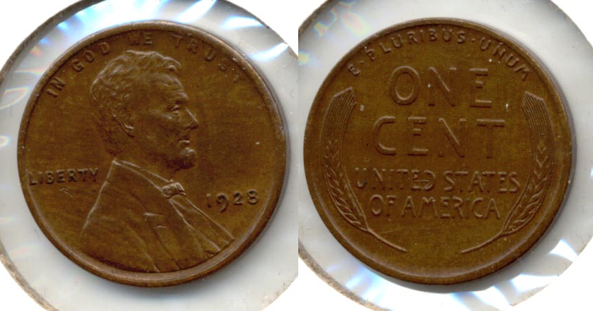 1928 Lincoln Cent MS-60 Brown