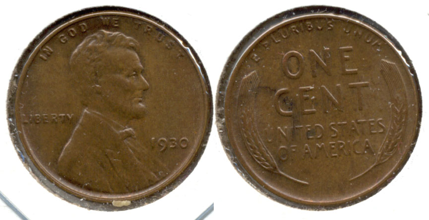 1930 Lincoln Cent MS-63 Brown