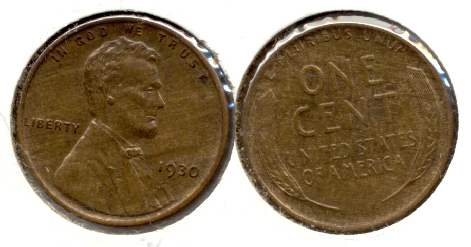 1930 Lincoln Cent MS-63 Brown c